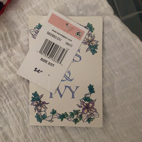 ◽️Iris & Ivy Size 2/2T Dress RED, WHITE & BLUE *NWT* - Picture 4 of 6